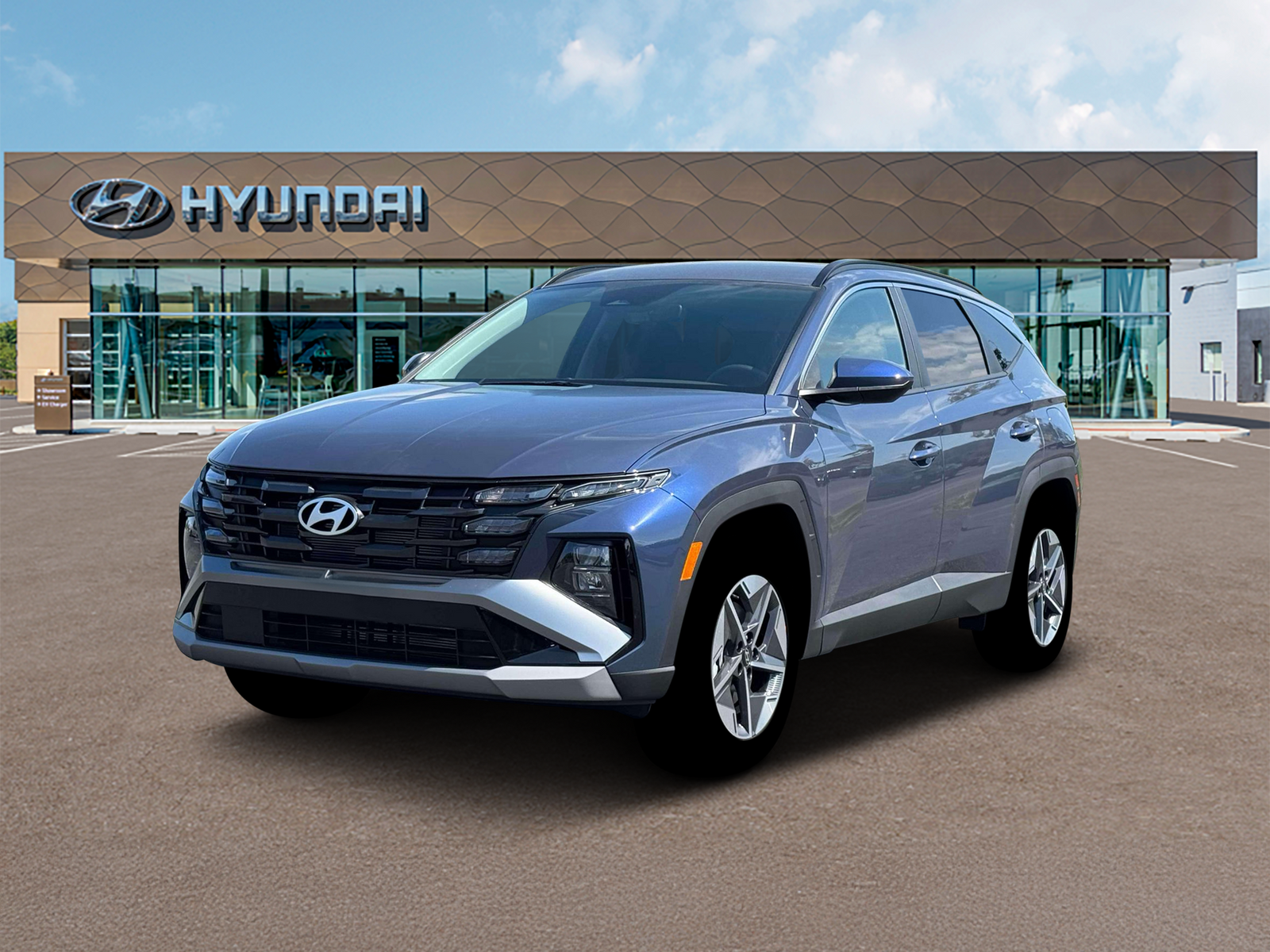 Photo view of 2026 Hyundai Tucson in Blue