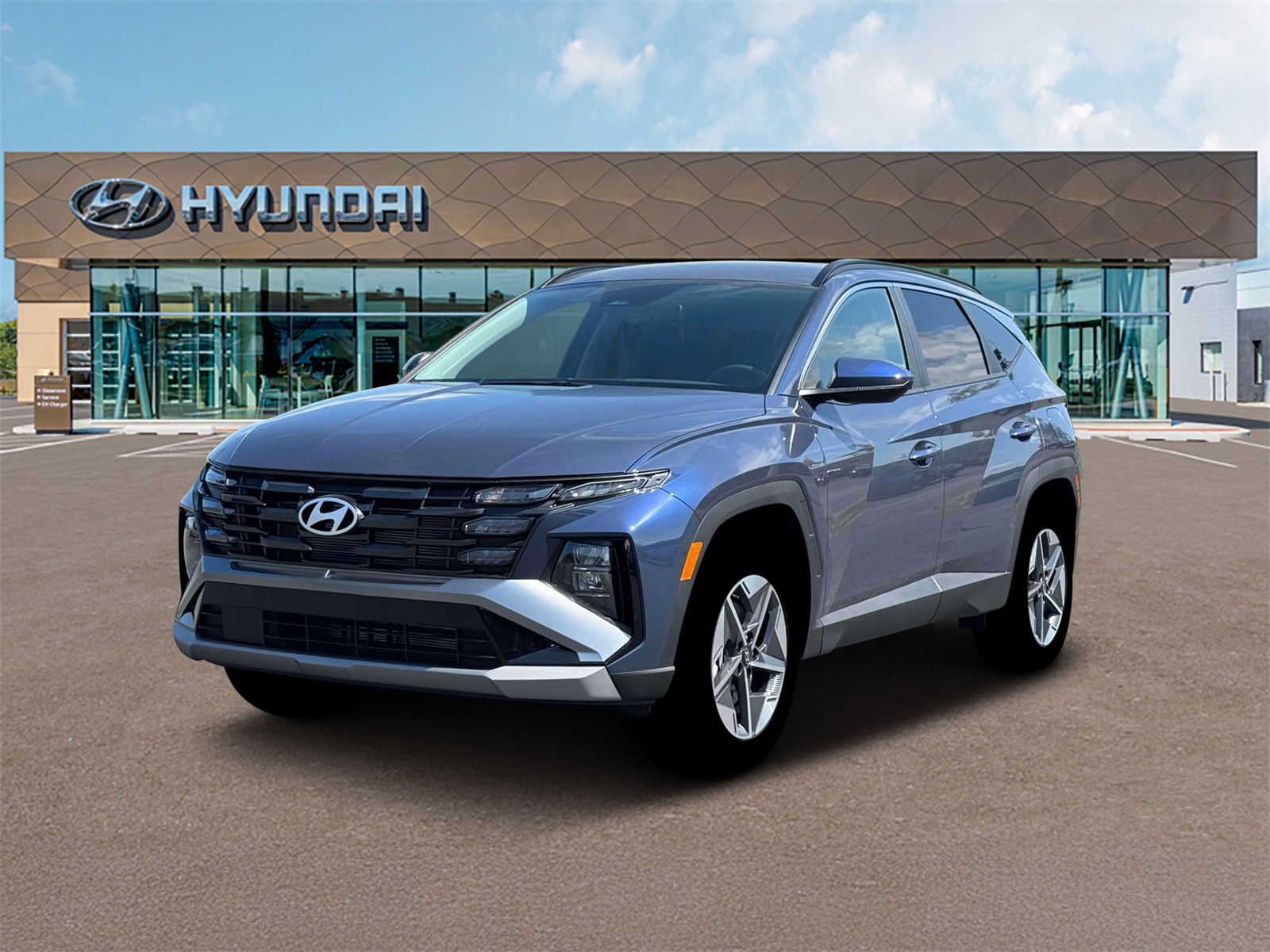 Photo view of 2026 Hyundai Tucson in Blue