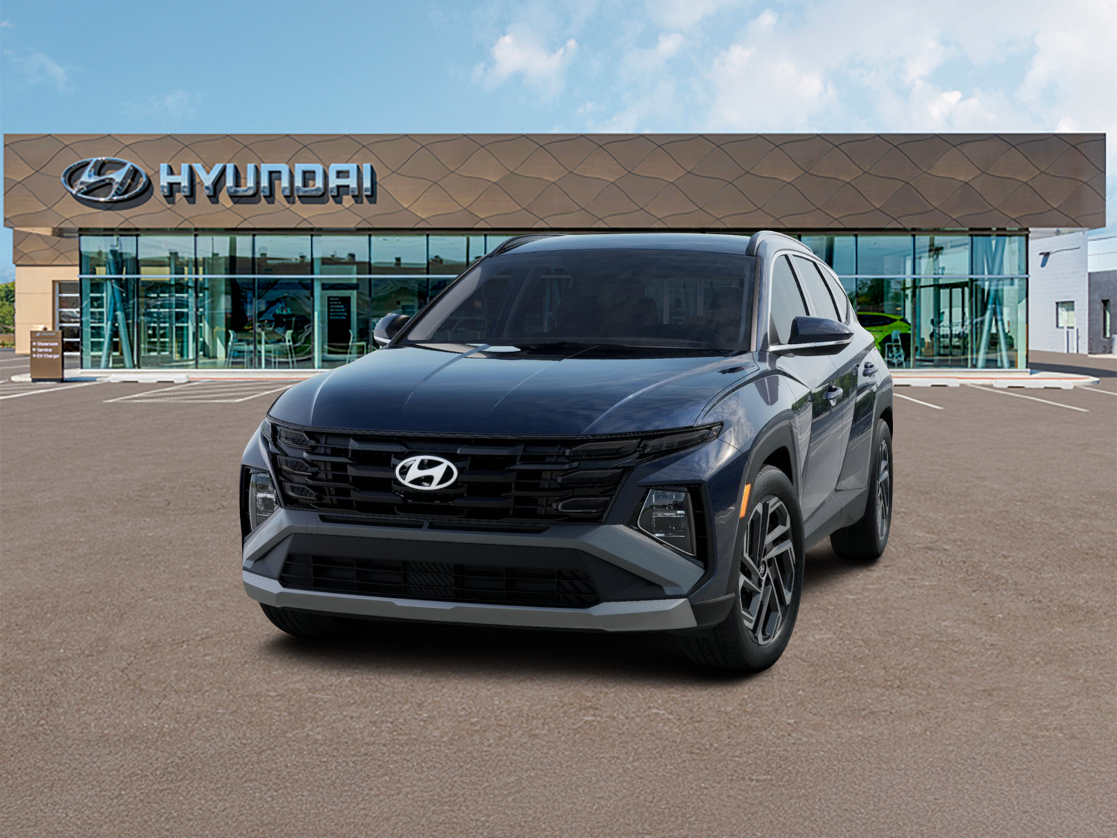 Photo view of 2026 Hyundai Tucson in Blue