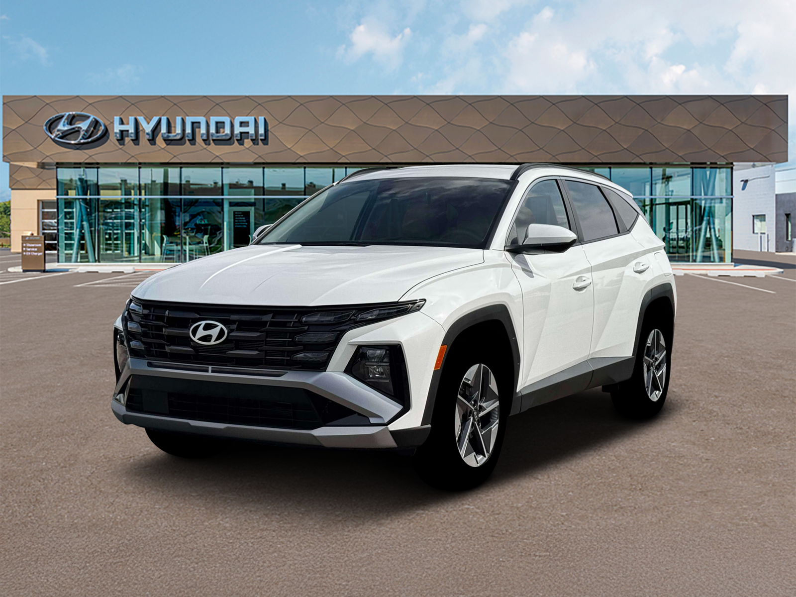 Photo view of 2026 Hyundai Tucson in White