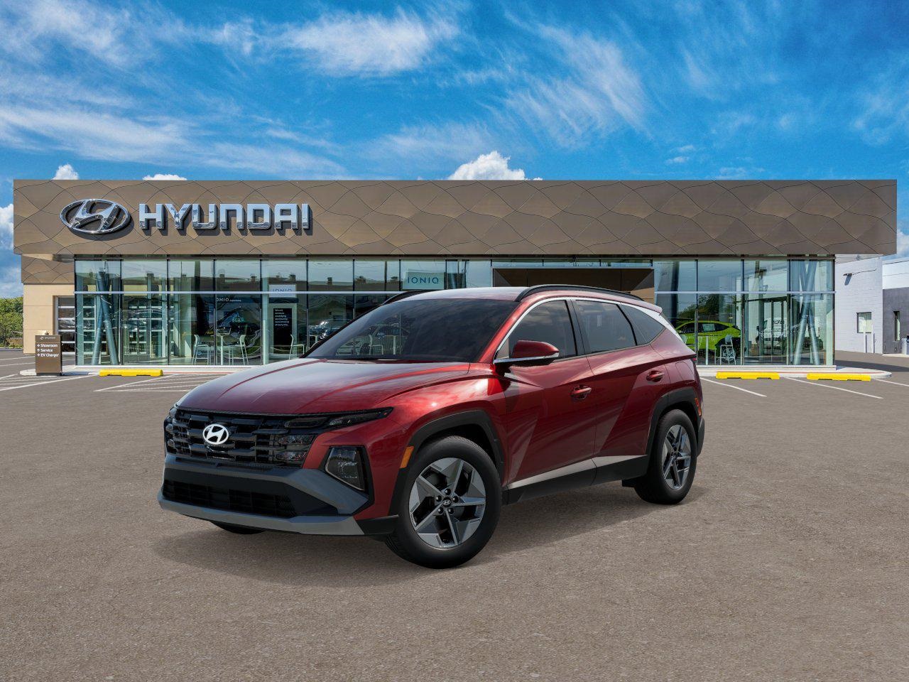 Photo view of 2026 Hyundai Tucson in Red