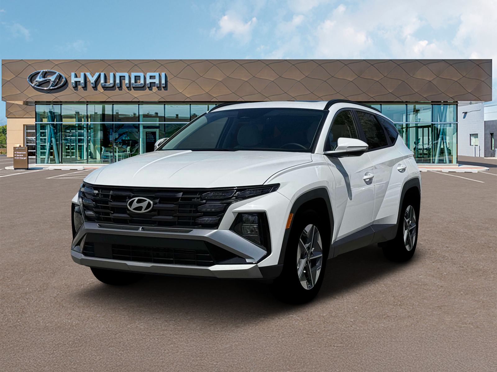 Photo view of 2026 Hyundai Tucson in White