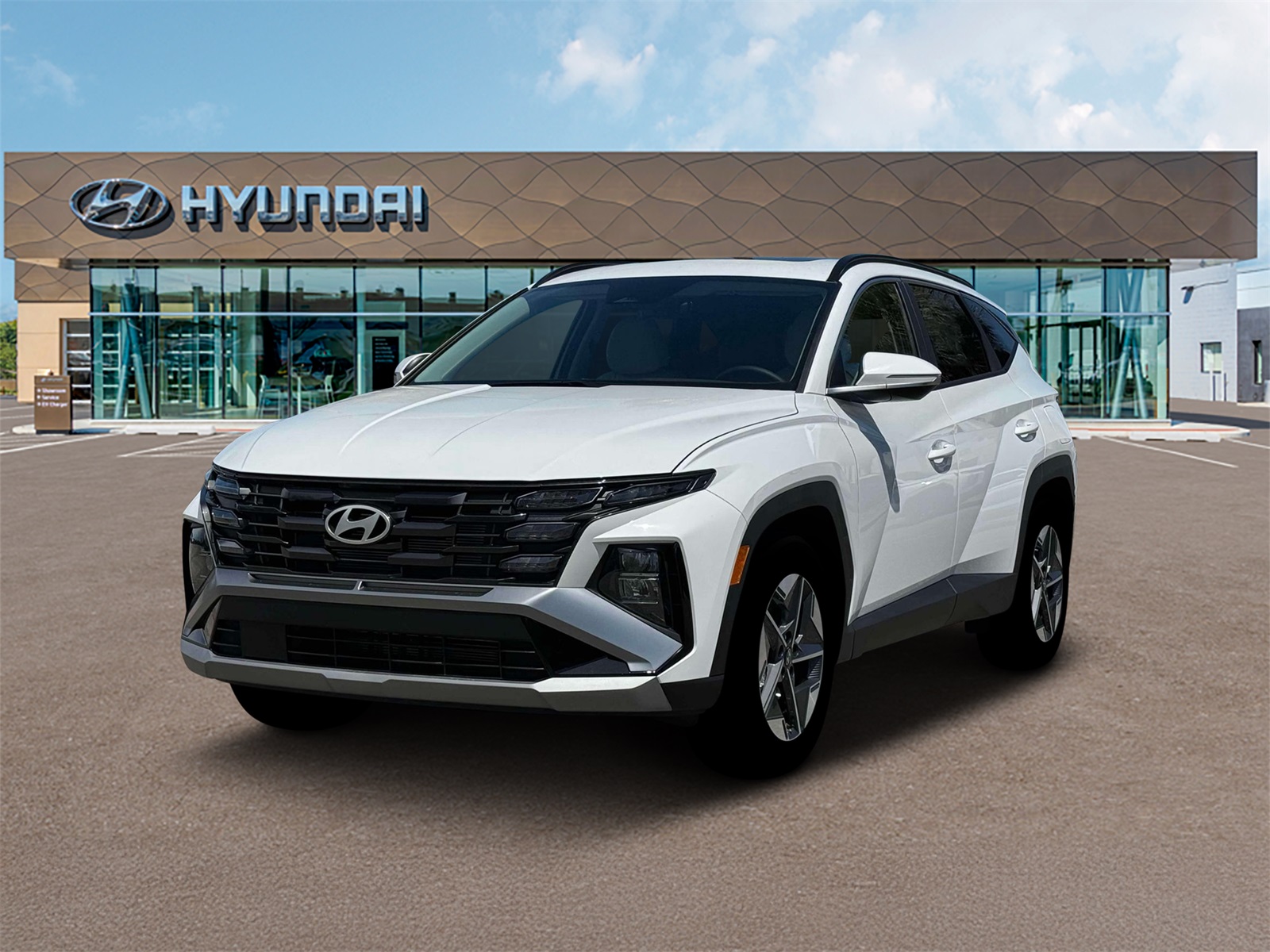 Photo view of 2026 Hyundai Tucson in White