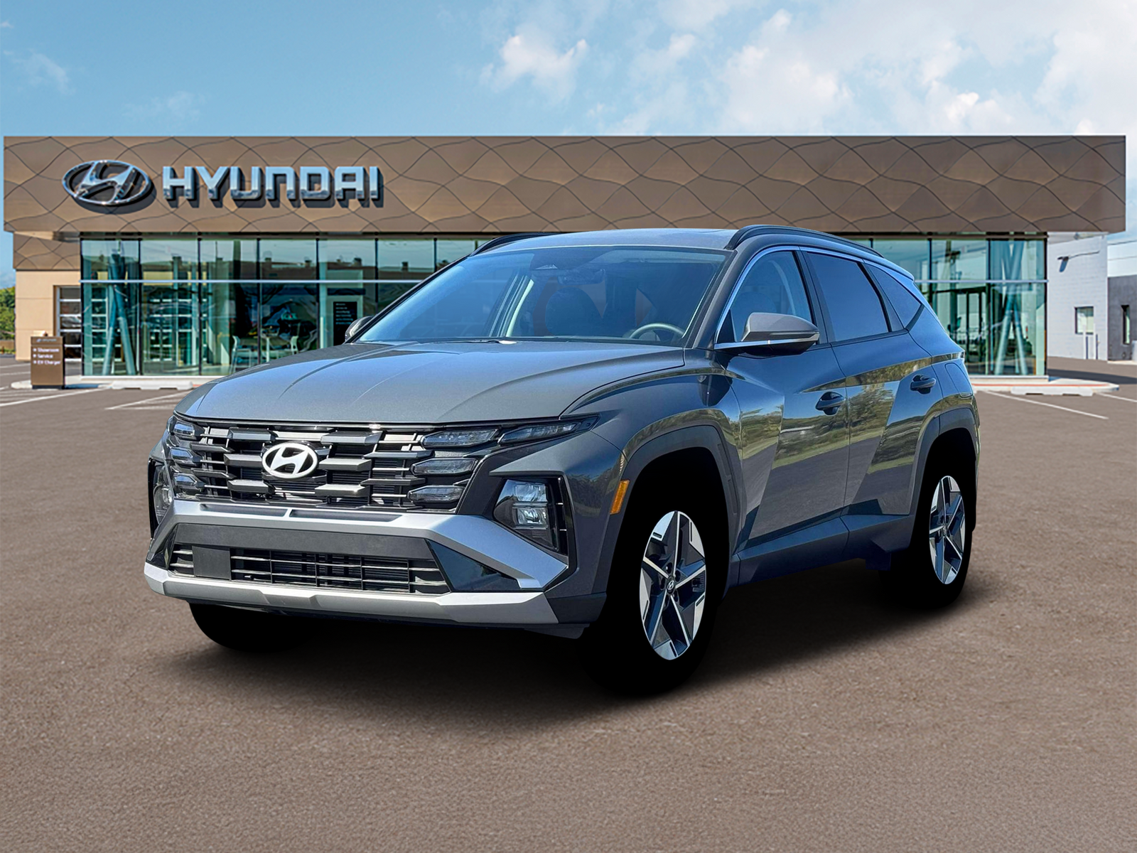 Photo view of 2026 Hyundai Tucson in Gray