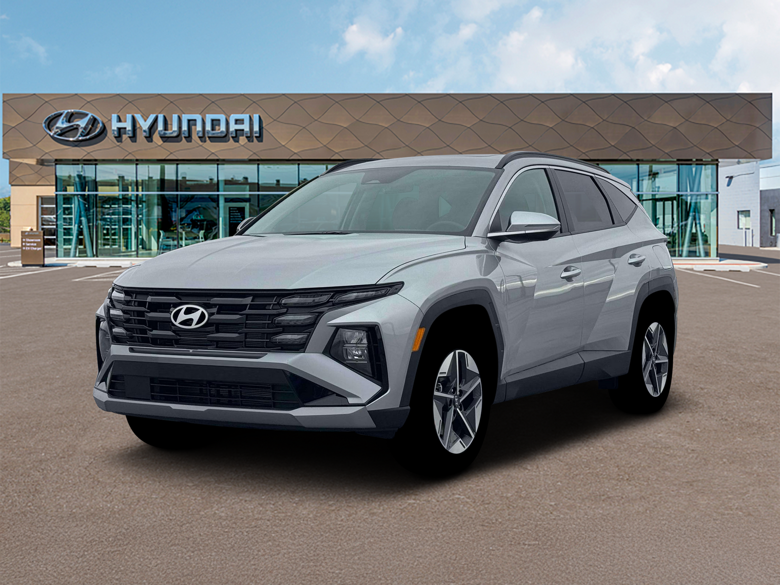 Photo view of 2026 Hyundai Tucson in Silver