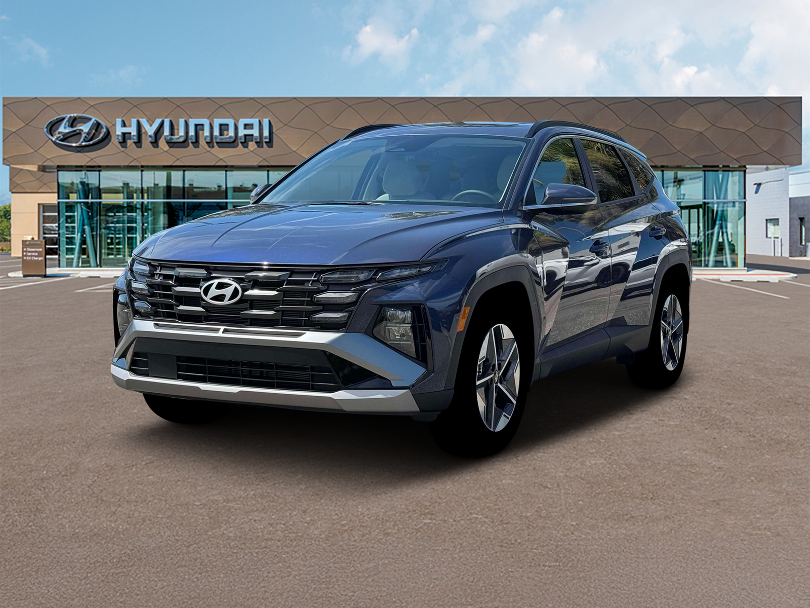 Photo view of 2026 Hyundai Tucson in Blue