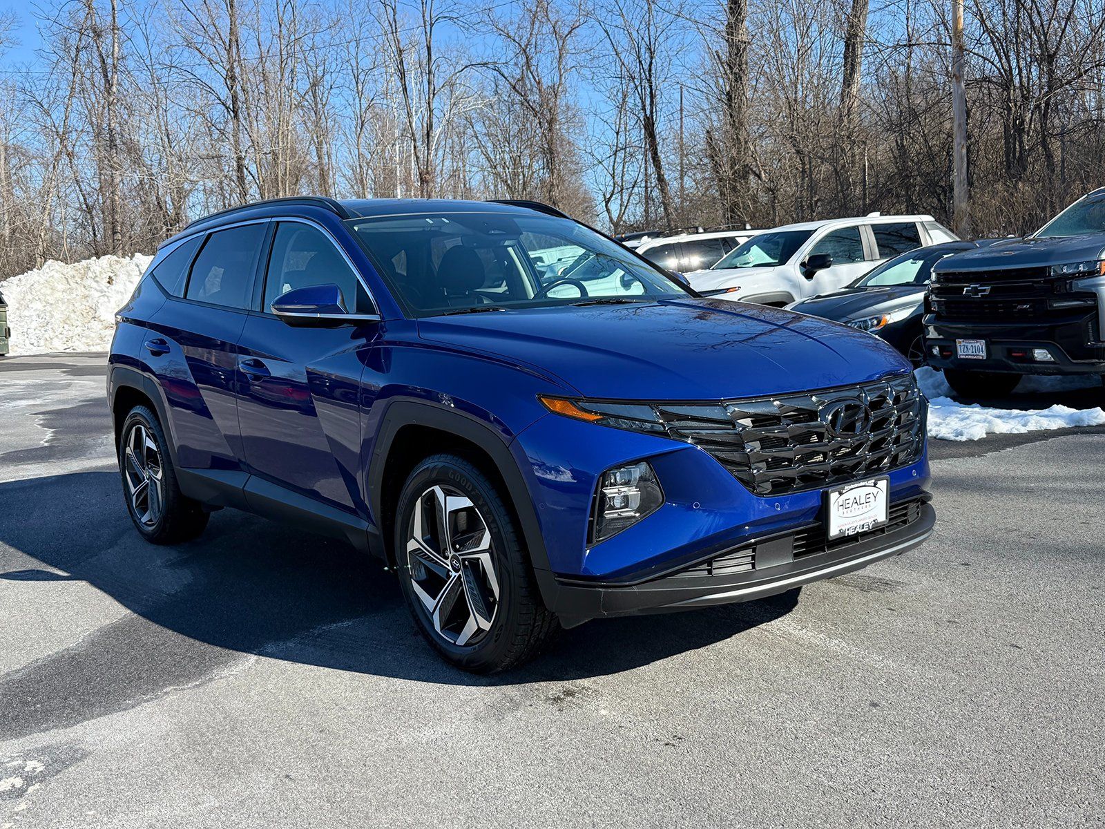 Photo view of 2023 Hyundai Tucson in Blue