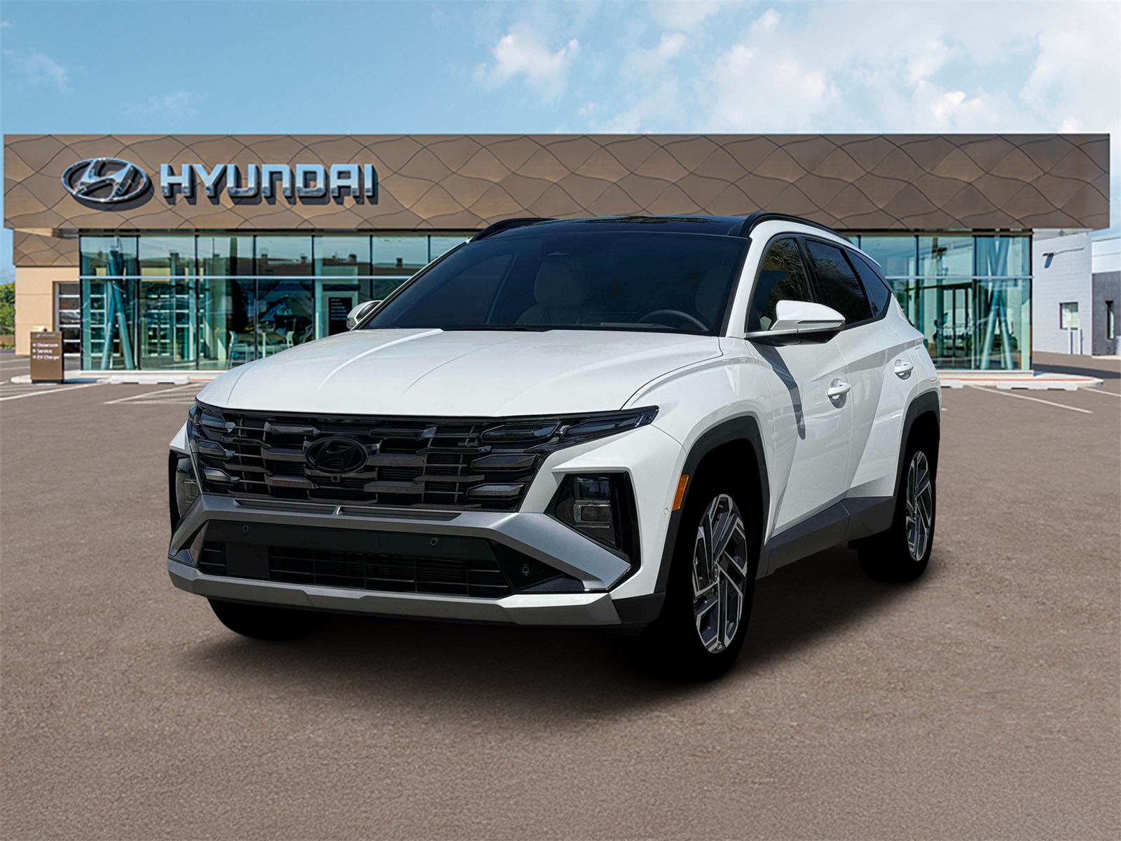 Photo view of 2026 Hyundai Tucson in White