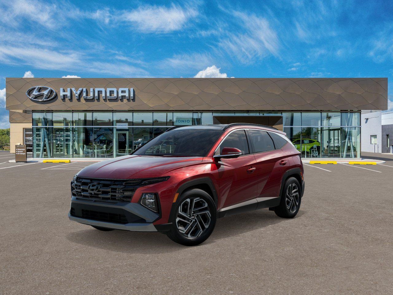 Photo view of 2026 Hyundai Tucson in Red