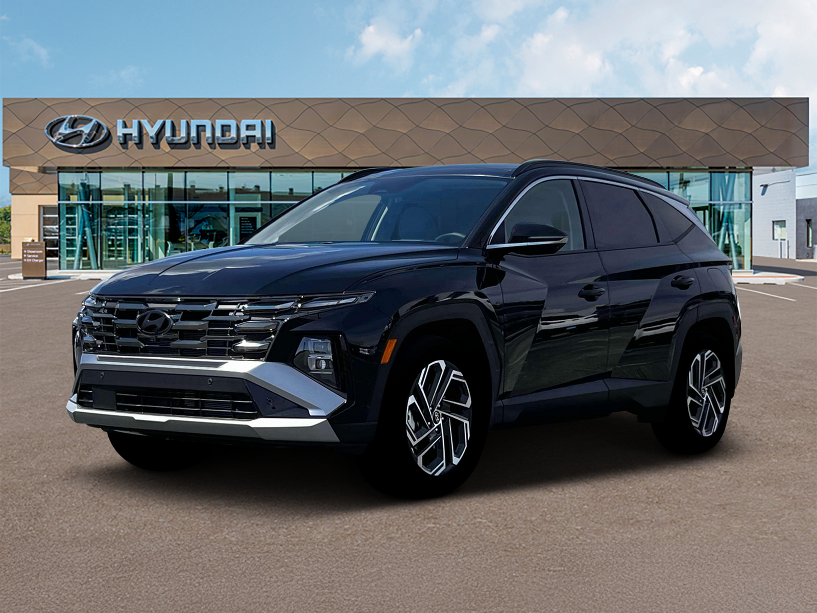 Photo view of 2026 Hyundai Tucson in Black