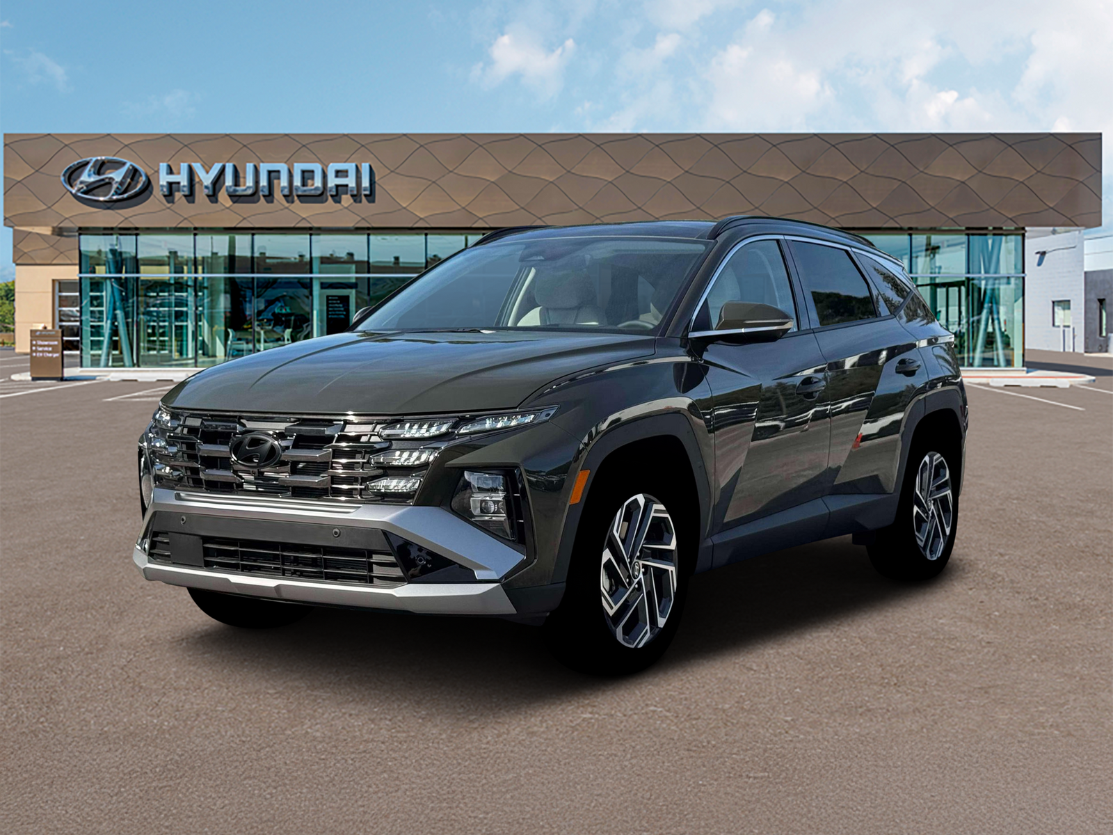 Photo view of 2026 Hyundai Tucson in Green