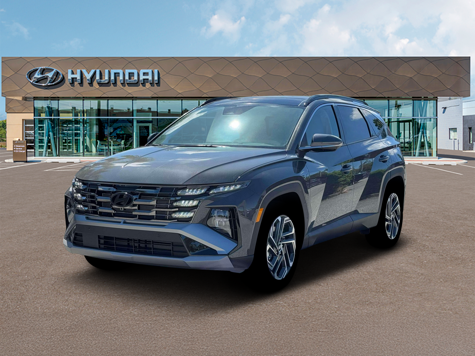 Photo view of 2026 Hyundai Tucson in Gray
