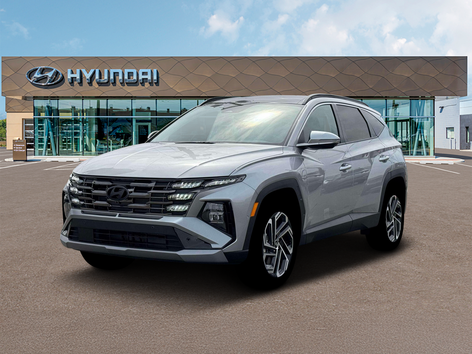Photo view of 2026 Hyundai Tucson in Silver