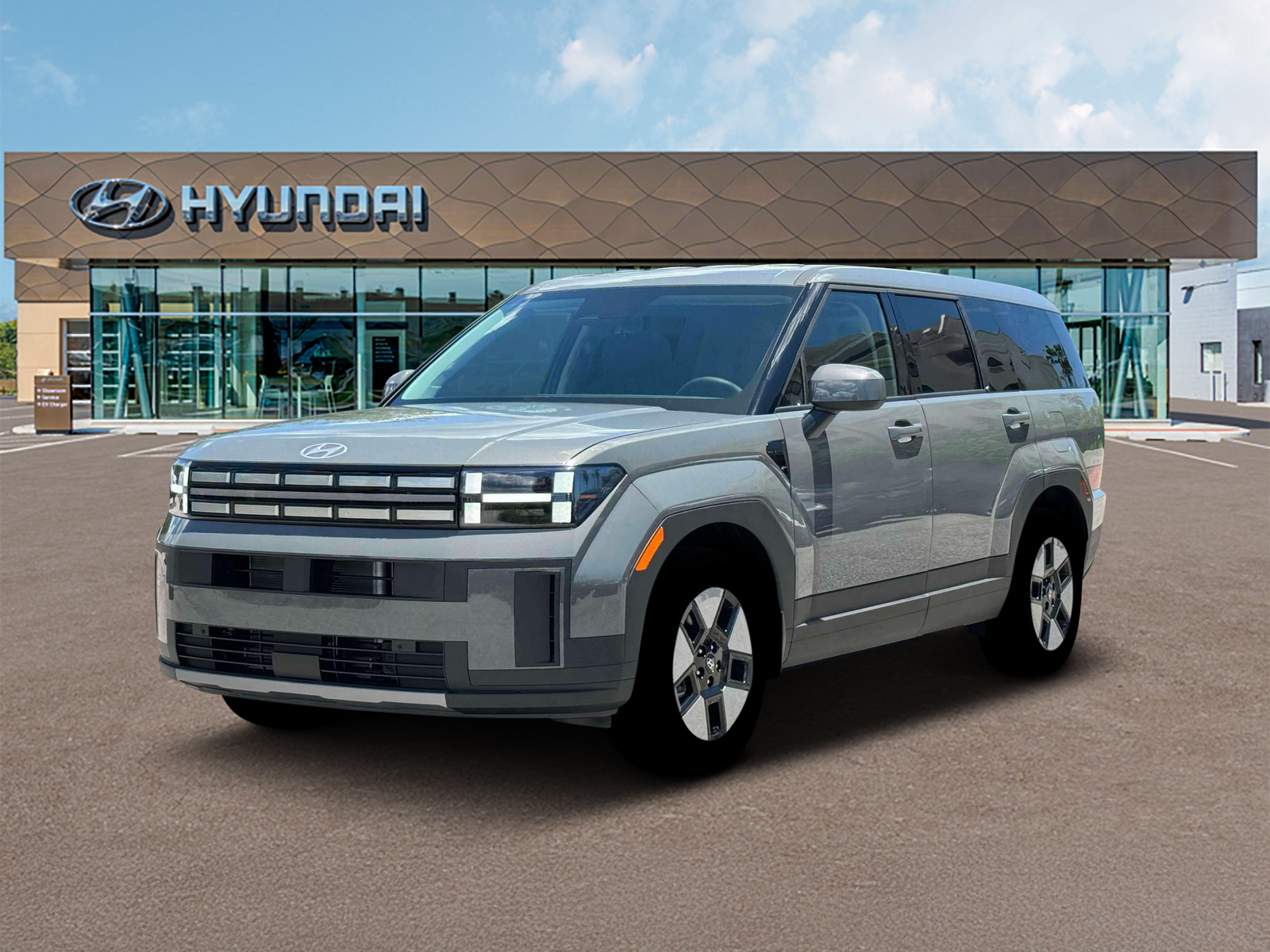 Photo view of 2026 Hyundai Santa Fe Hybrid in Gray