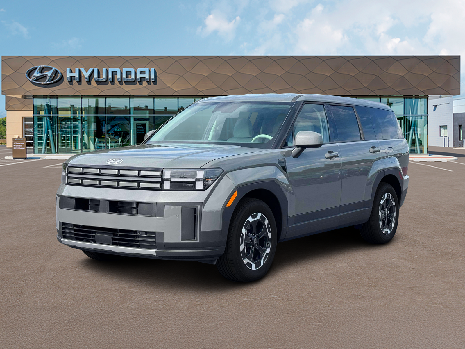 Photo view of 2027 Hyundai Santa Fe in Gray