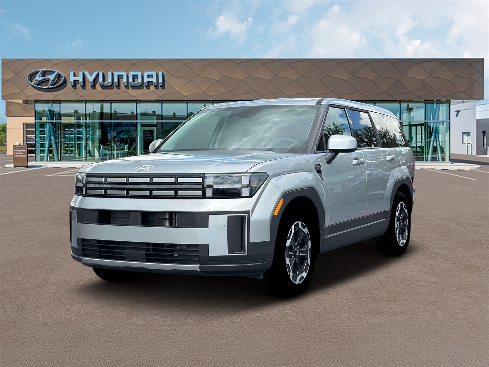 Photo view of 2026 Hyundai Santa Fe in Silver