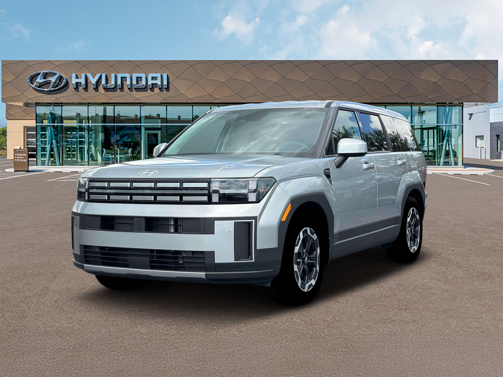 Photo view of 2026 Hyundai Santa Fe in Silver