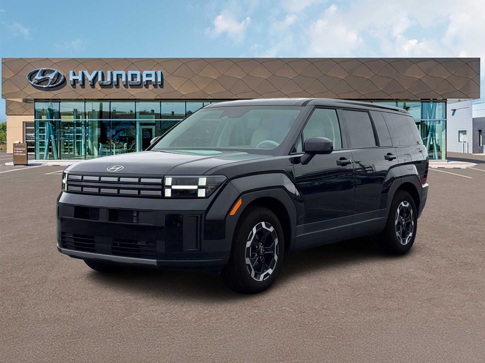 Photo view of 2027 Hyundai Santa Fe in Black