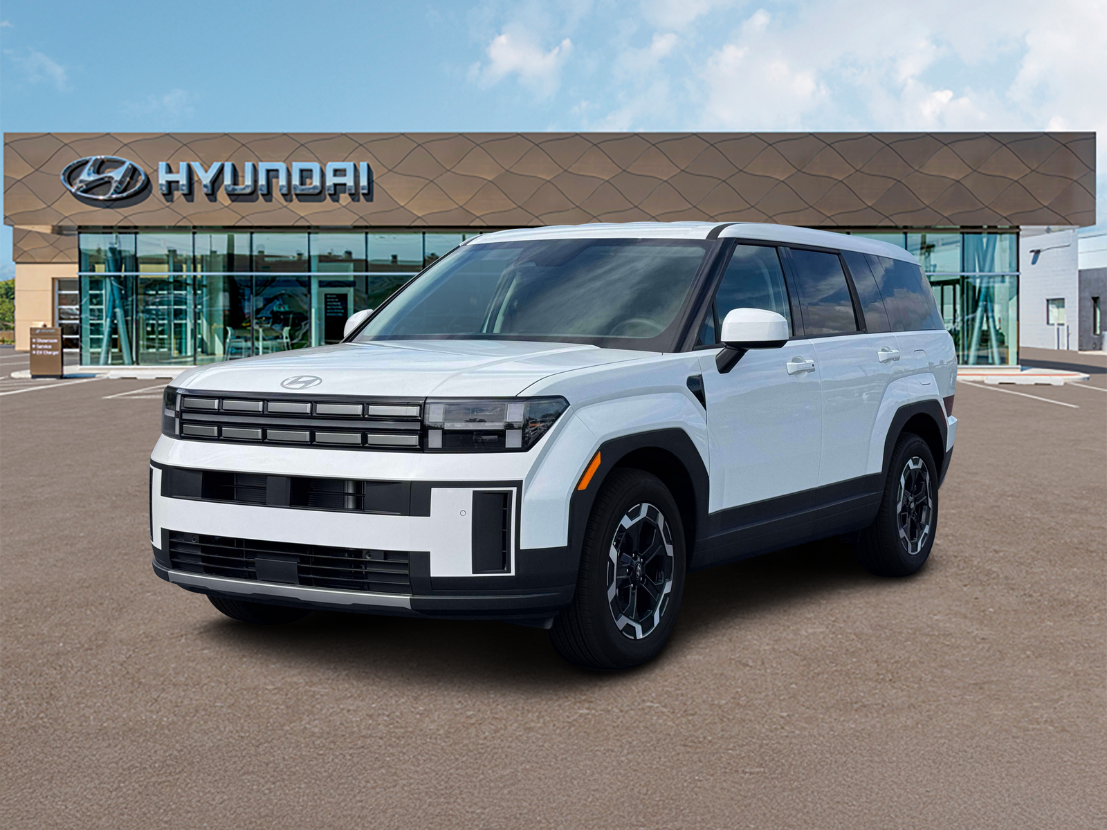 Photo view of 2027 Hyundai Santa Fe in White