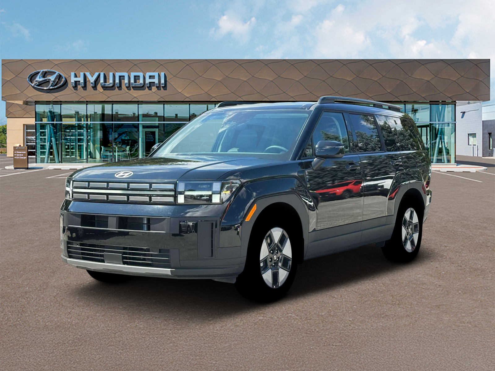 Photo view of 2026 Hyundai Santa Fe Hybrid in Black