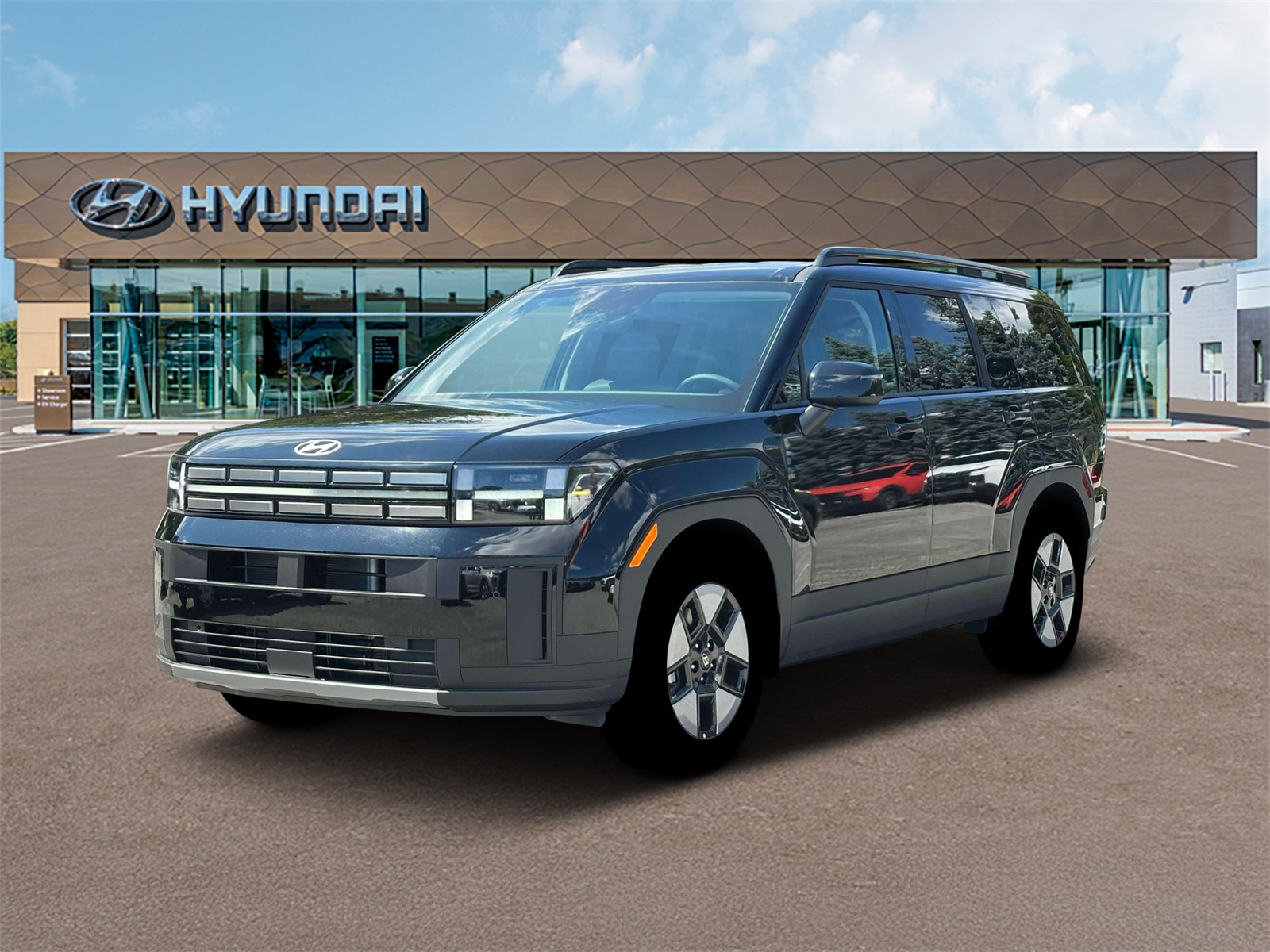 Photo view of 2026 Hyundai Santa Fe Hybrid in Black