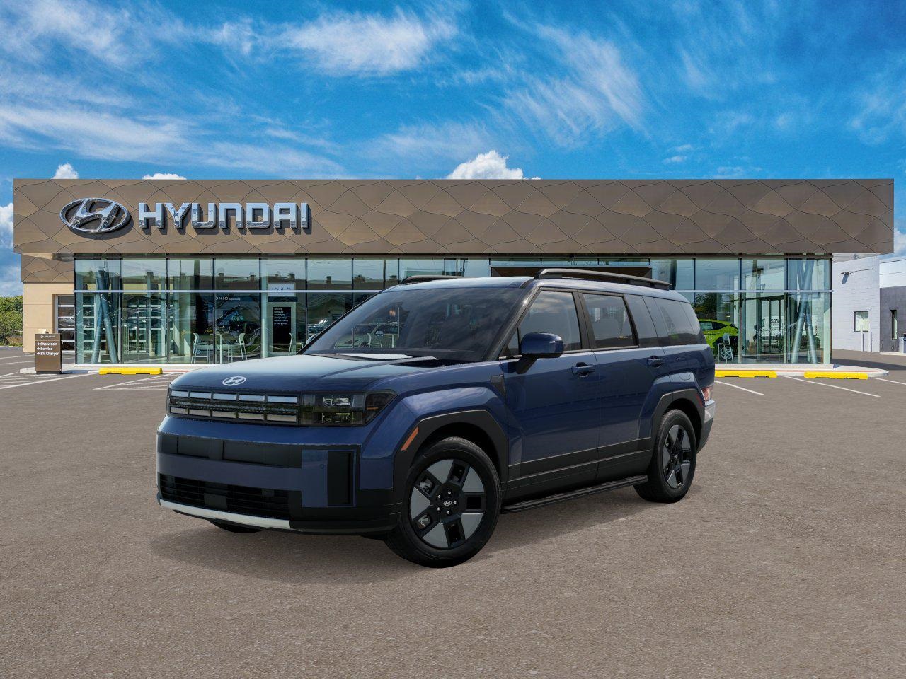 Photo view of 2026 Hyundai Santa Fe Hybrid in Blue