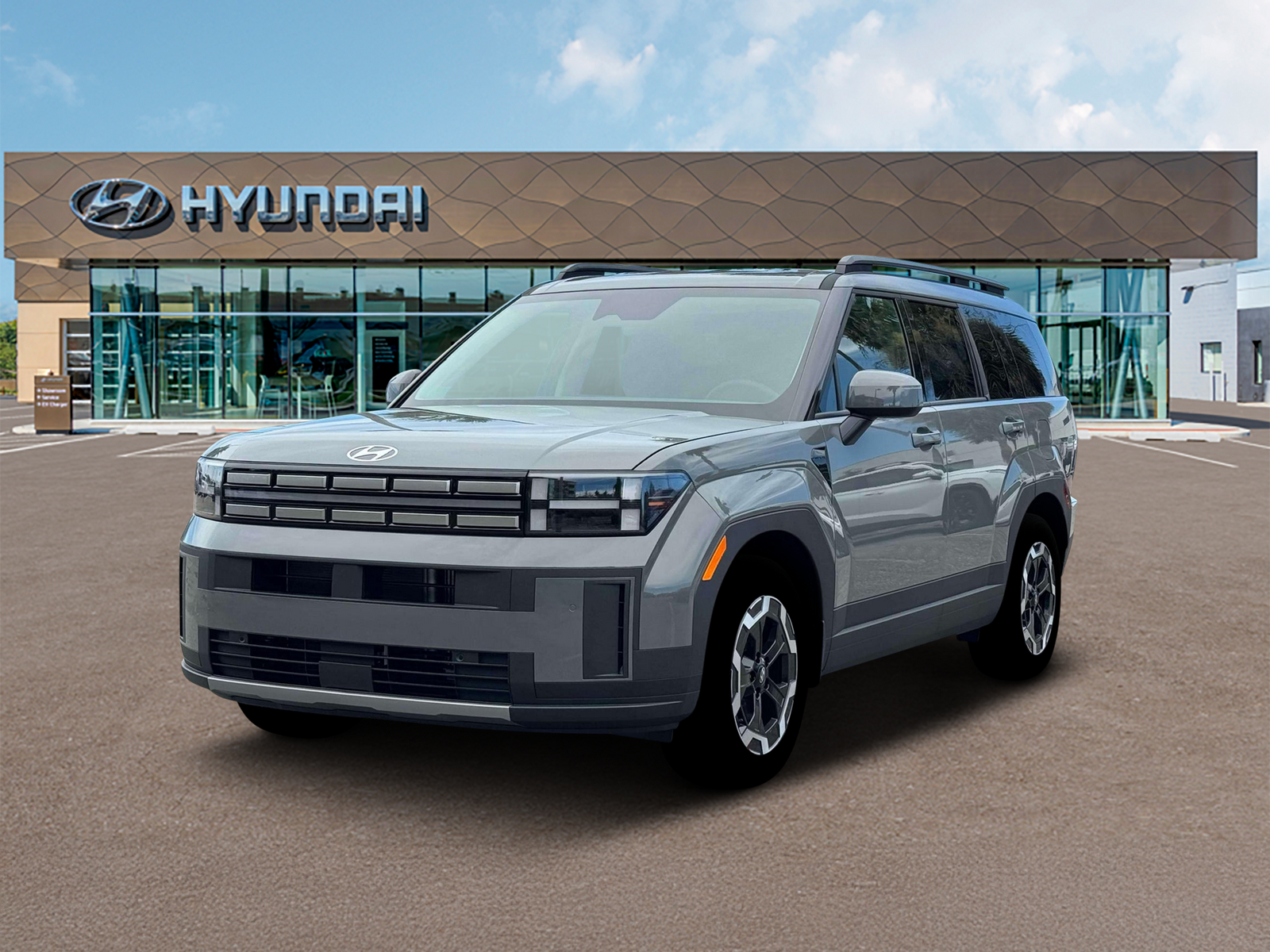 Photo view of 2026 Hyundai Santa Fe in Gray