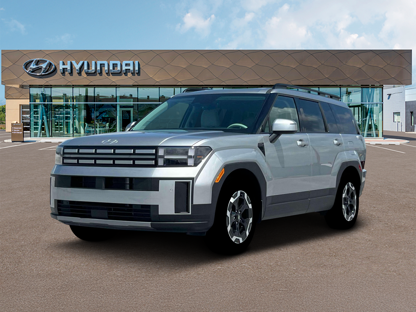 Photo view of 2026 Hyundai Santa Fe in Silver