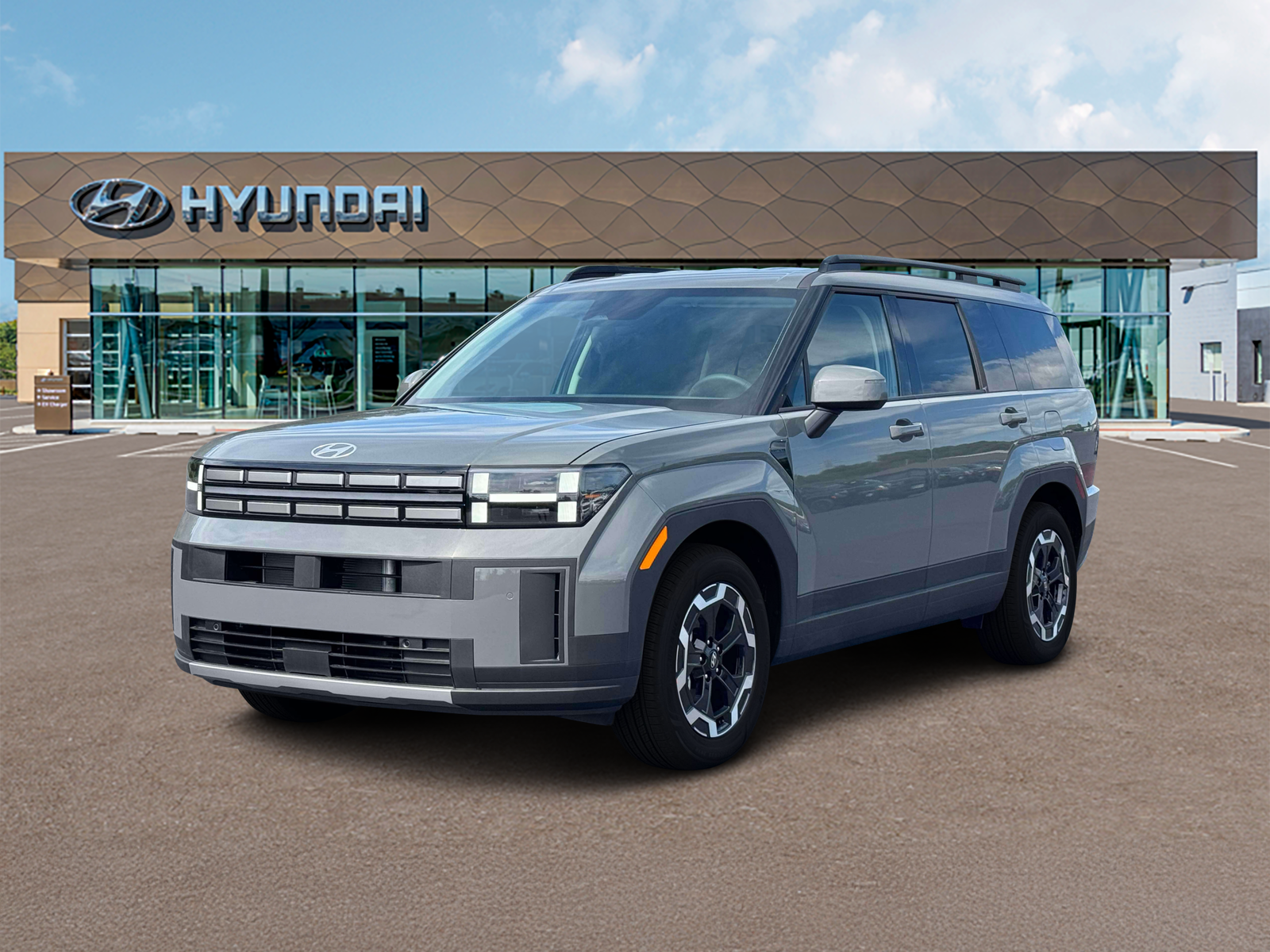 Photo view of 2027 Hyundai Santa Fe in Gray