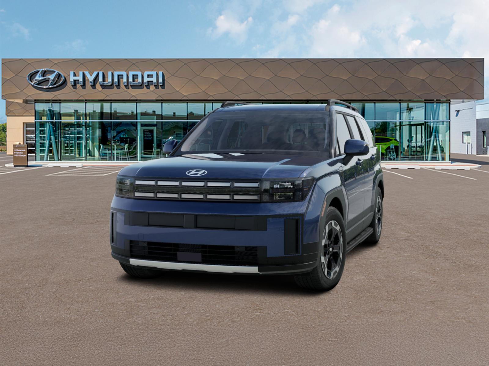 Photo view of 2027 Hyundai Santa Fe in Blue