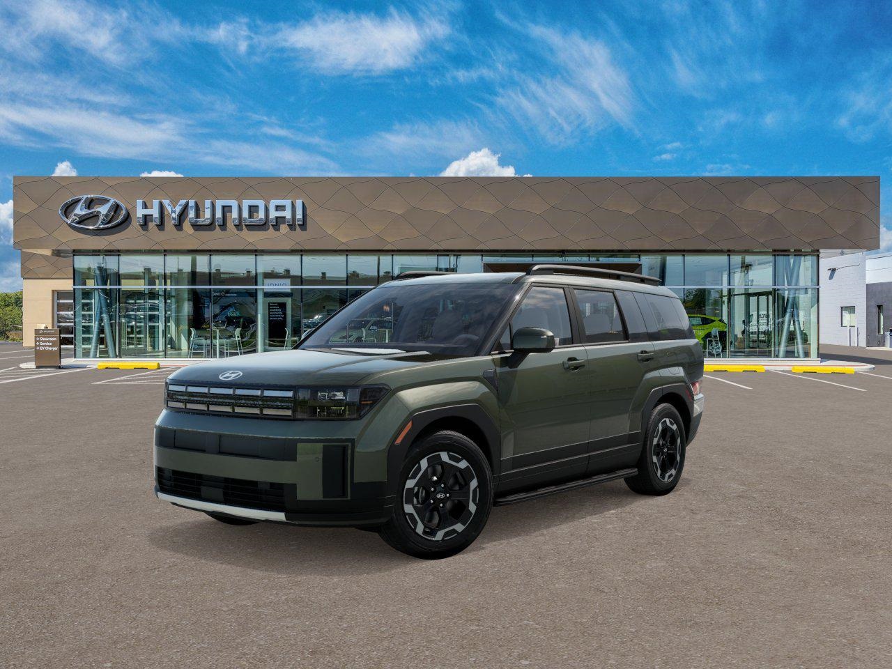 Photo view of 2026 Hyundai Santa Fe in Green