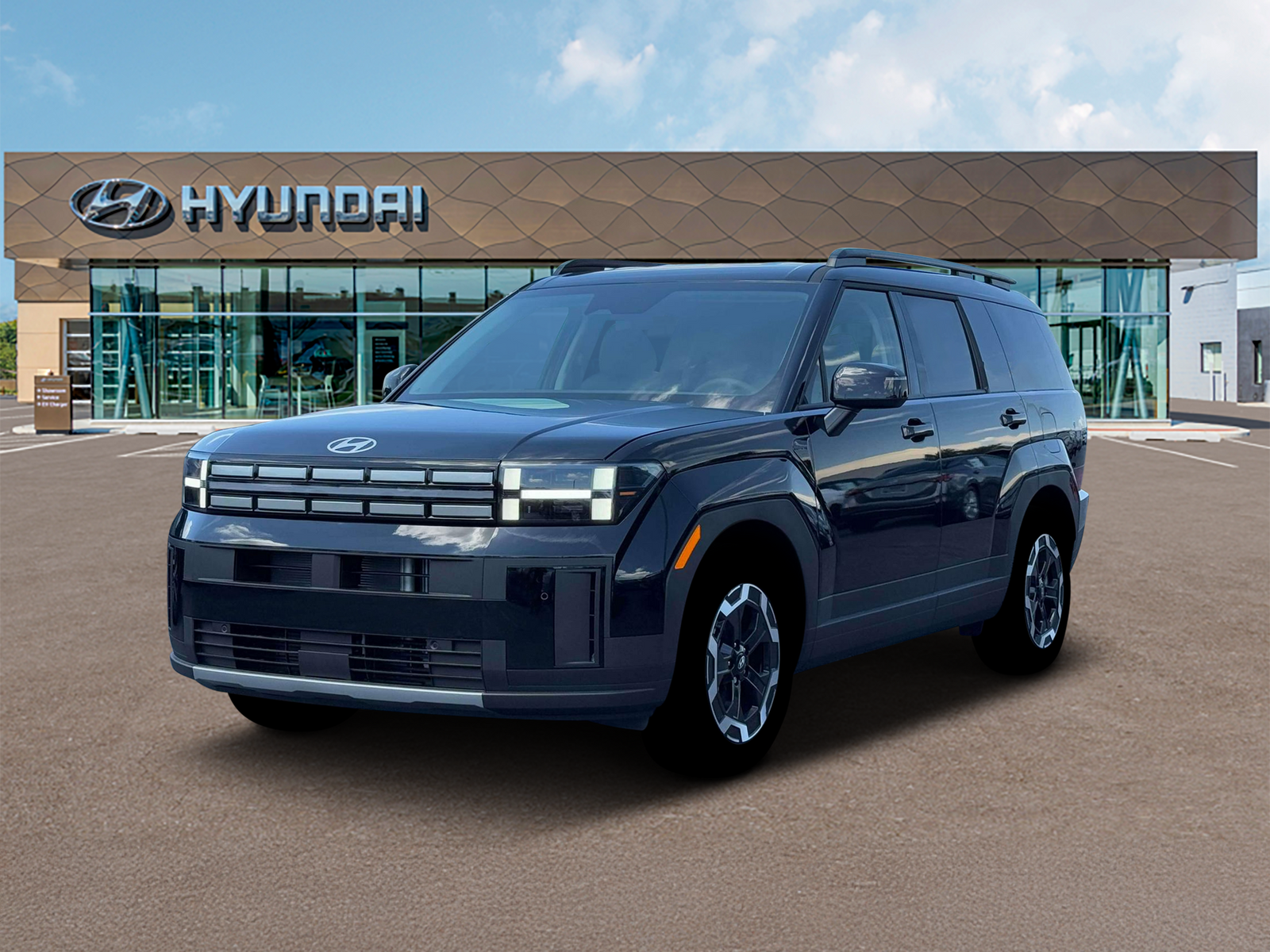 Photo view of 2026 Hyundai Santa Fe in Black