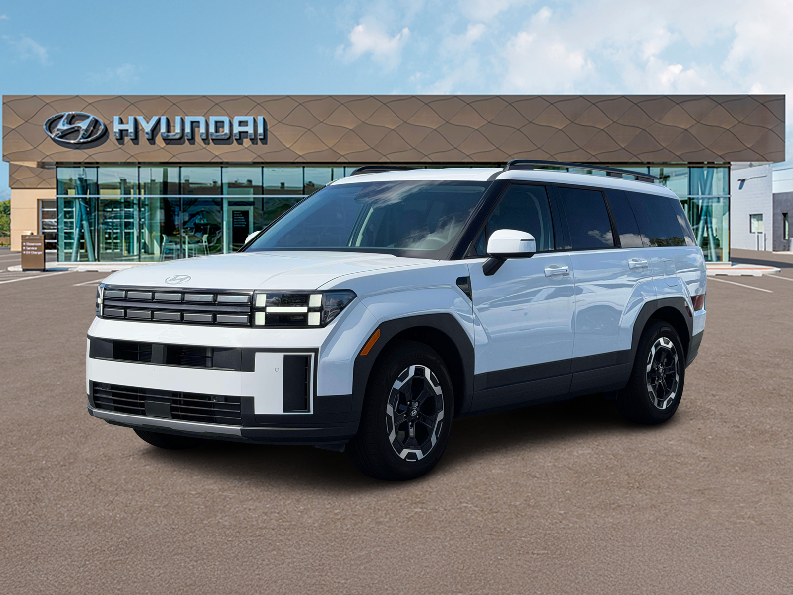 Photo view of 2027 Hyundai Santa Fe in White