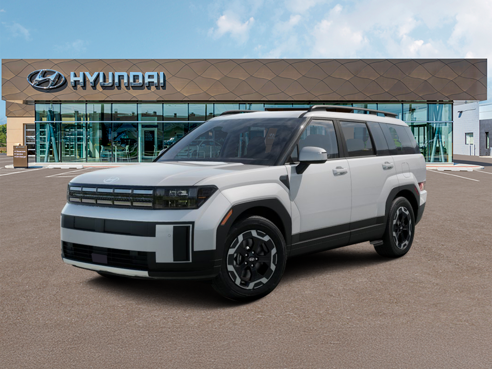 Photo view of 2026 Hyundai Santa Fe in White