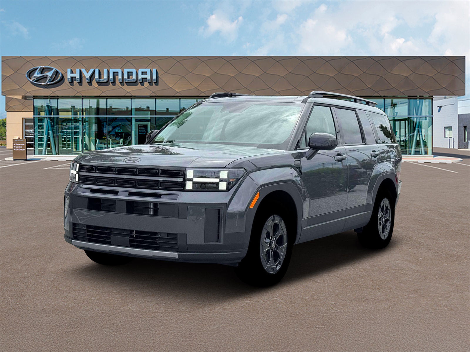 Photo view of 2026 Hyundai Santa Fe in Gray