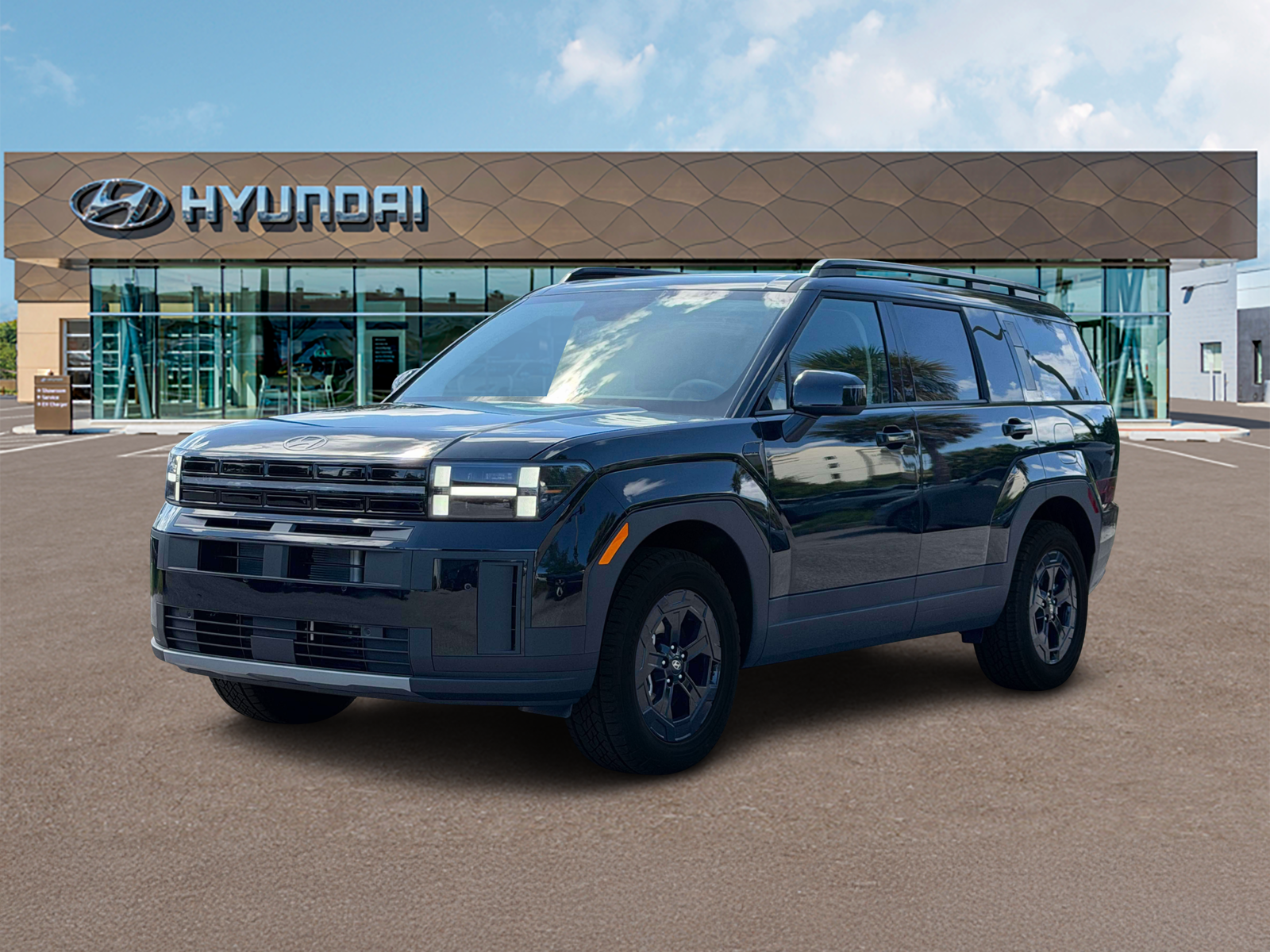 Photo view of 2027 Hyundai Santa Fe in Black