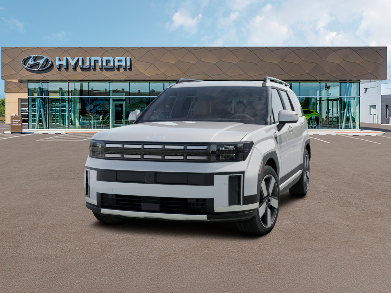 Photo view of 2026 Hyundai Santa Fe in White