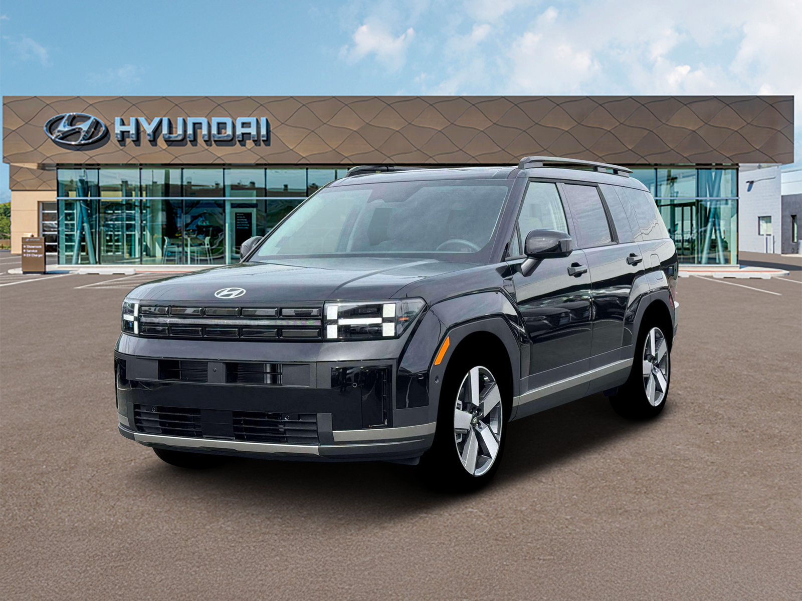 Photo view of 2026 Hyundai Santa Fe in Black