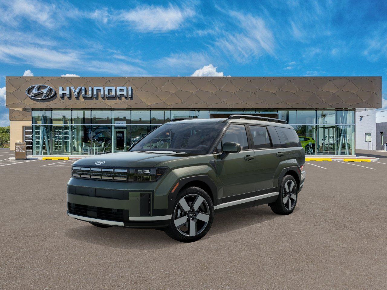 Photo view of 2026 Hyundai Santa Fe in Green