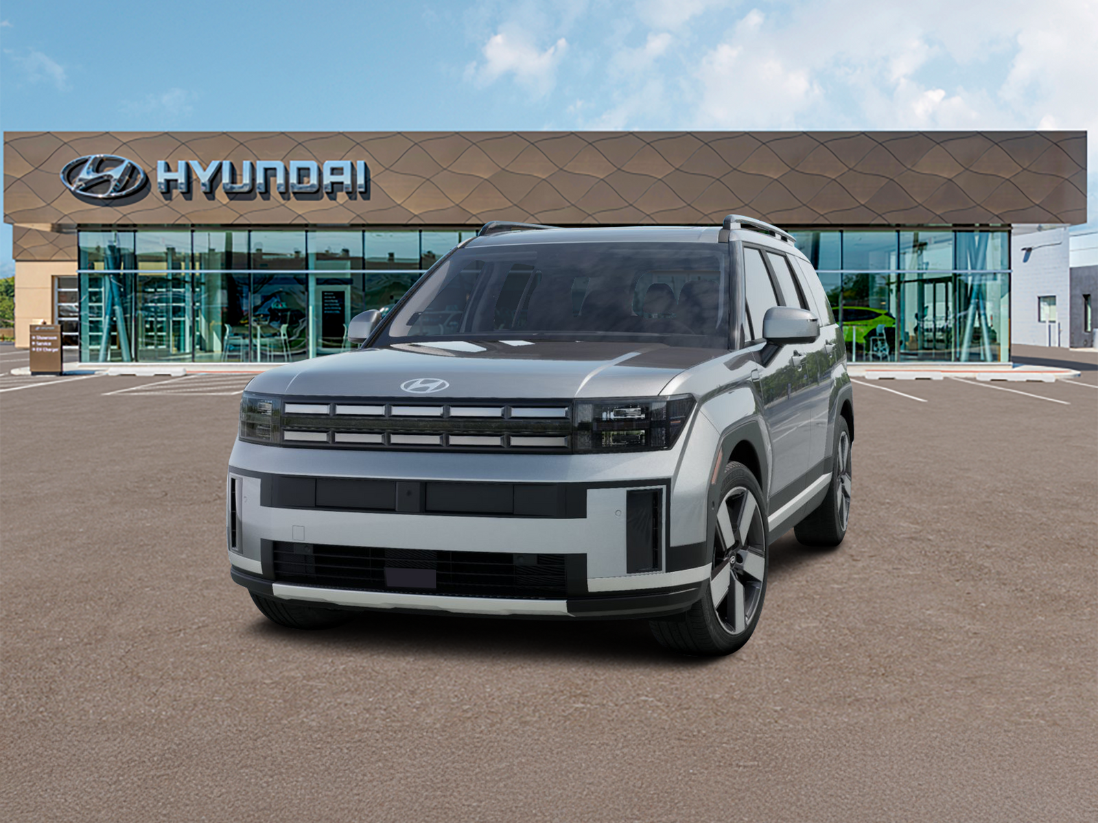 Photo view of 2026 Hyundai Santa Fe in Silver