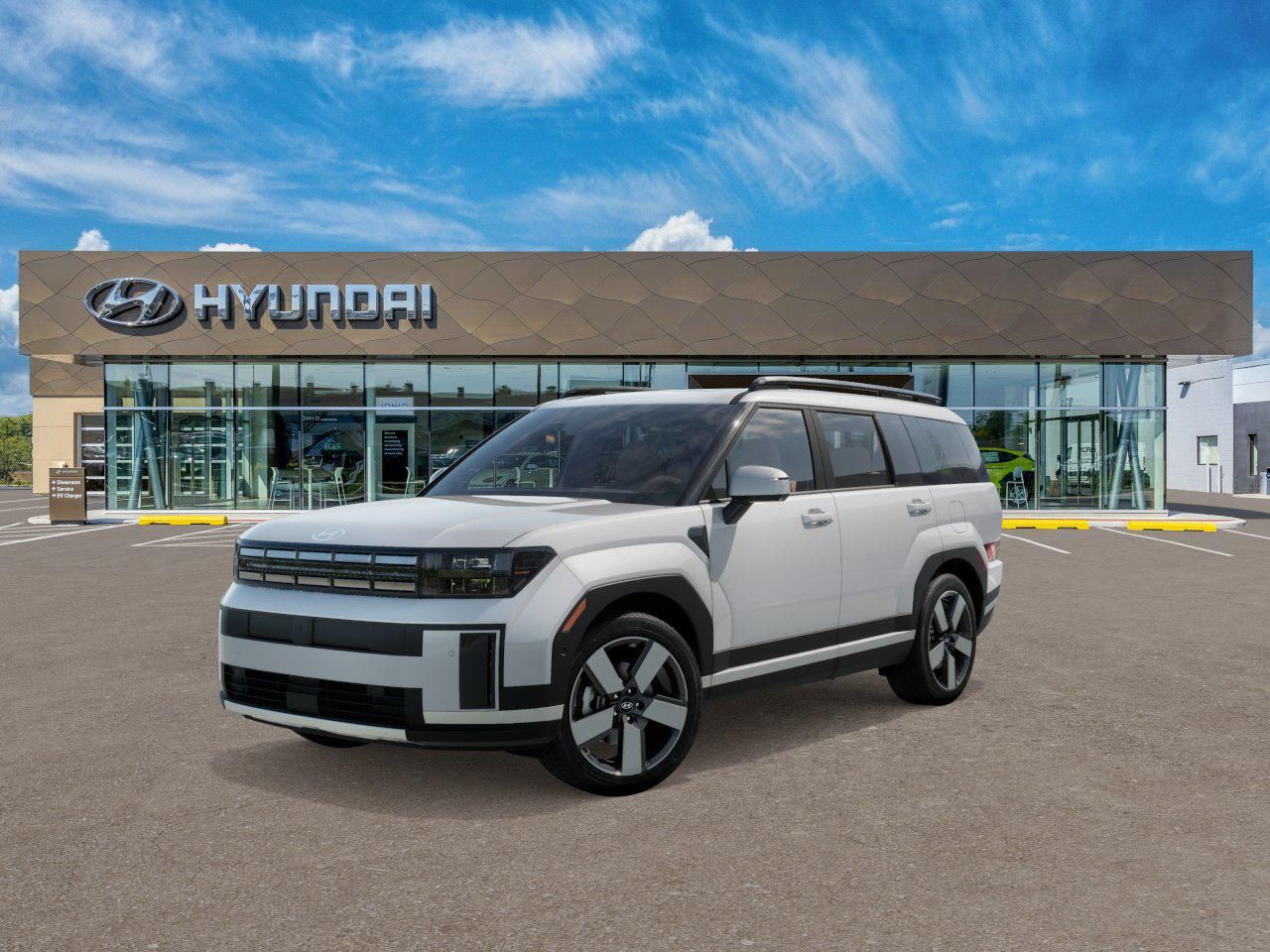 Photo view of 2026 Hyundai Santa Fe in White