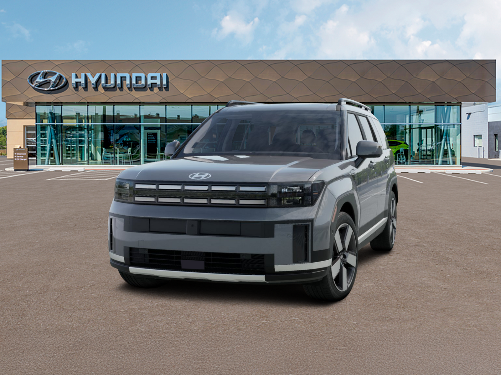 Photo view of 2026 Hyundai Santa Fe in Gray