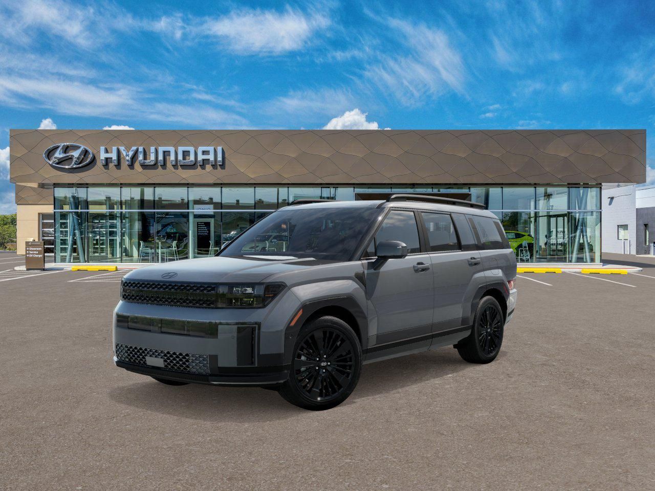 Photo view of 2026 Hyundai Santa Fe Hybrid in Gray