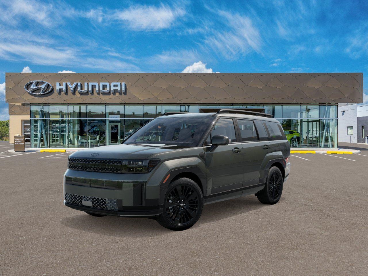 Photo view of 2025 Hyundai Santa Fe Hybrid in Green