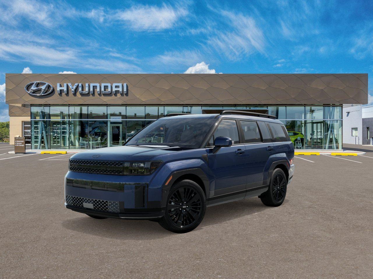 Photo view of 2026 Hyundai Santa Fe Hybrid in Blue