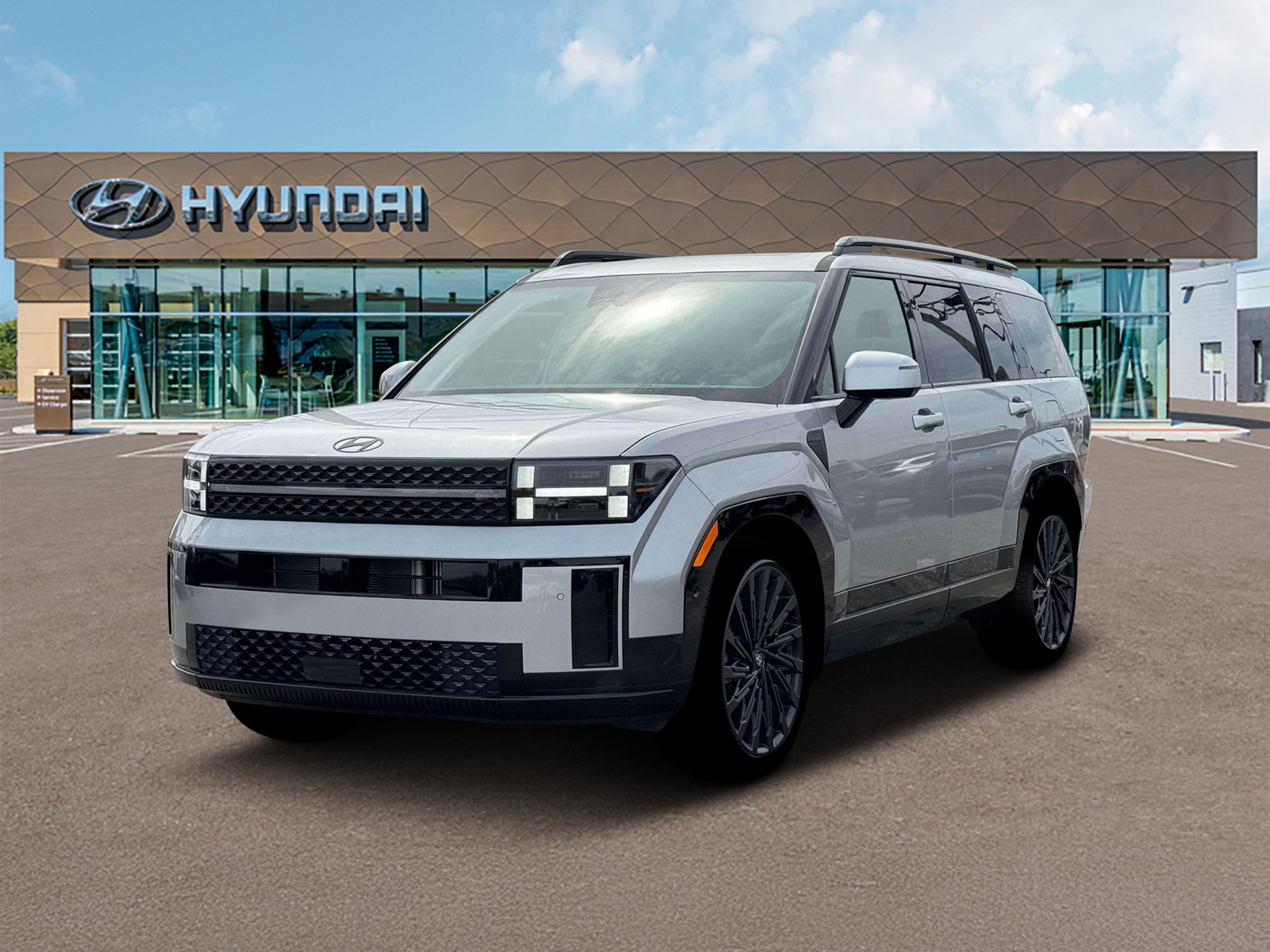 Photo view of 2026 Hyundai Santa Fe in Silver
