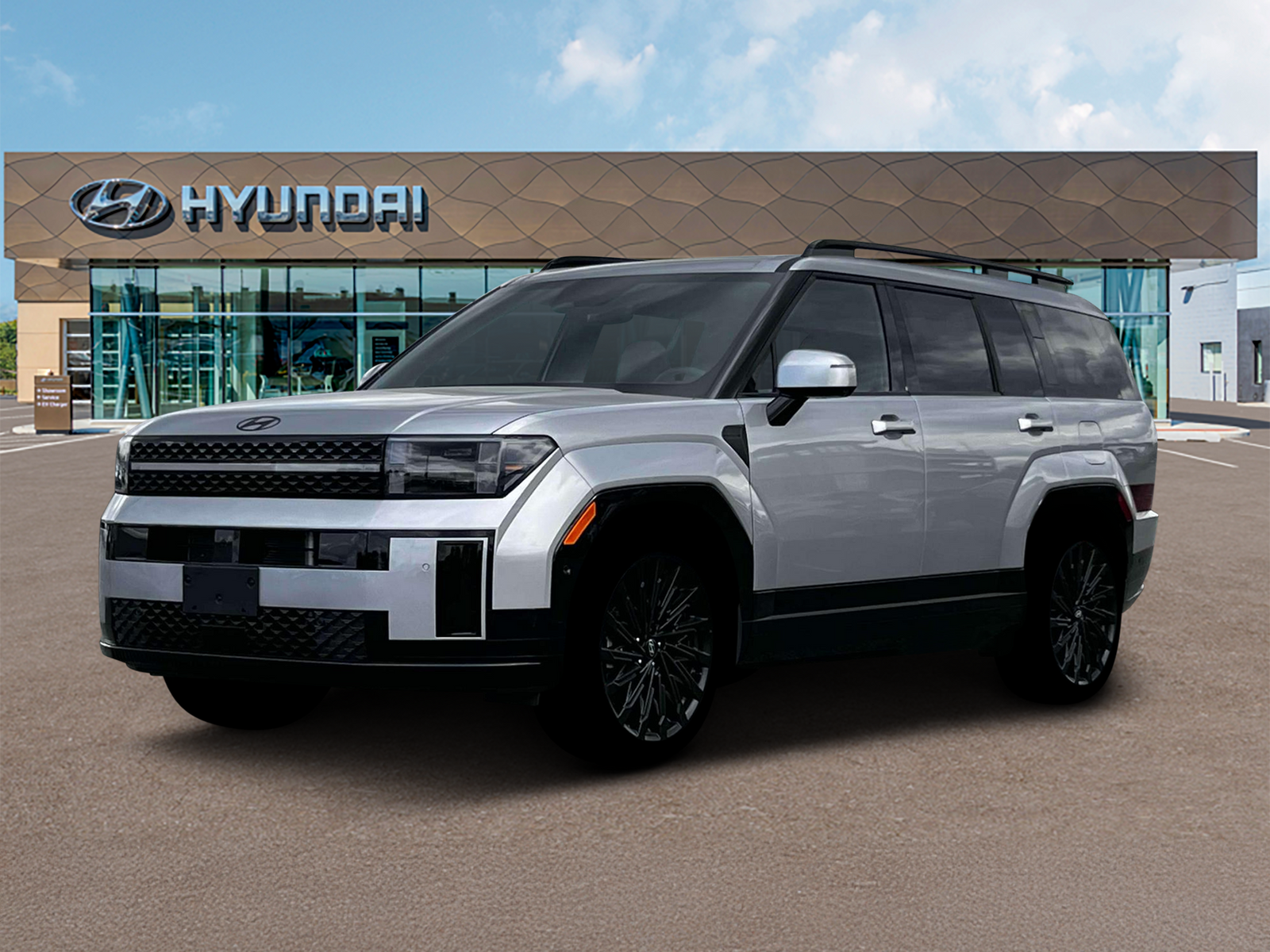 Photo view of 2026 Hyundai Santa Fe in Silver