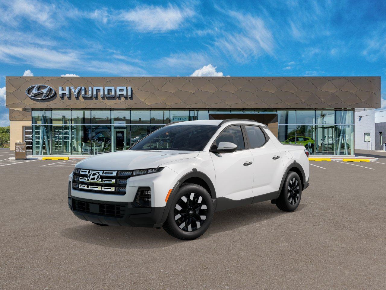 Photo view of 2026 Hyundai Santa Cruz in White
