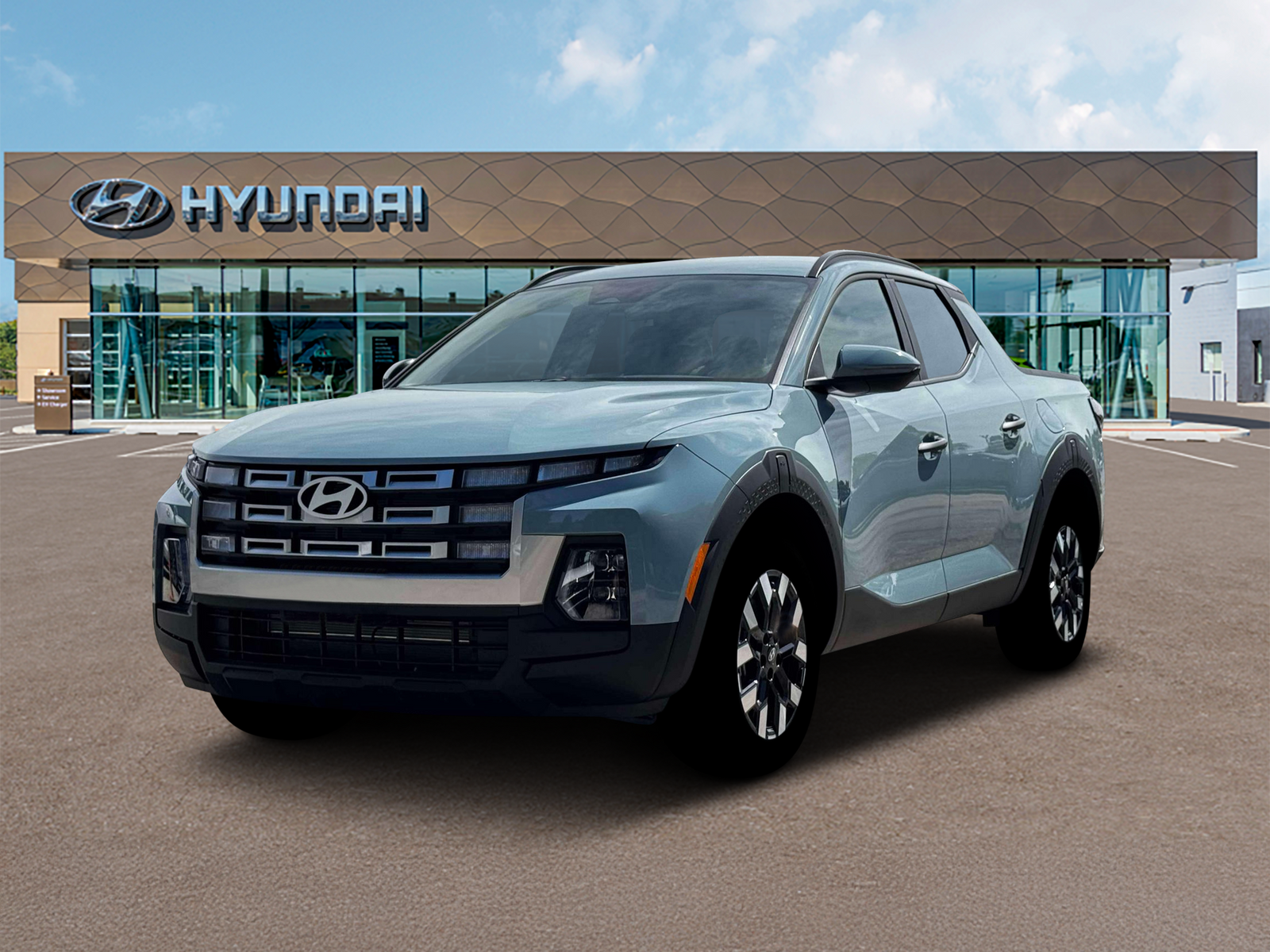 Photo view of 2026 Hyundai Santa Cruz in Blue