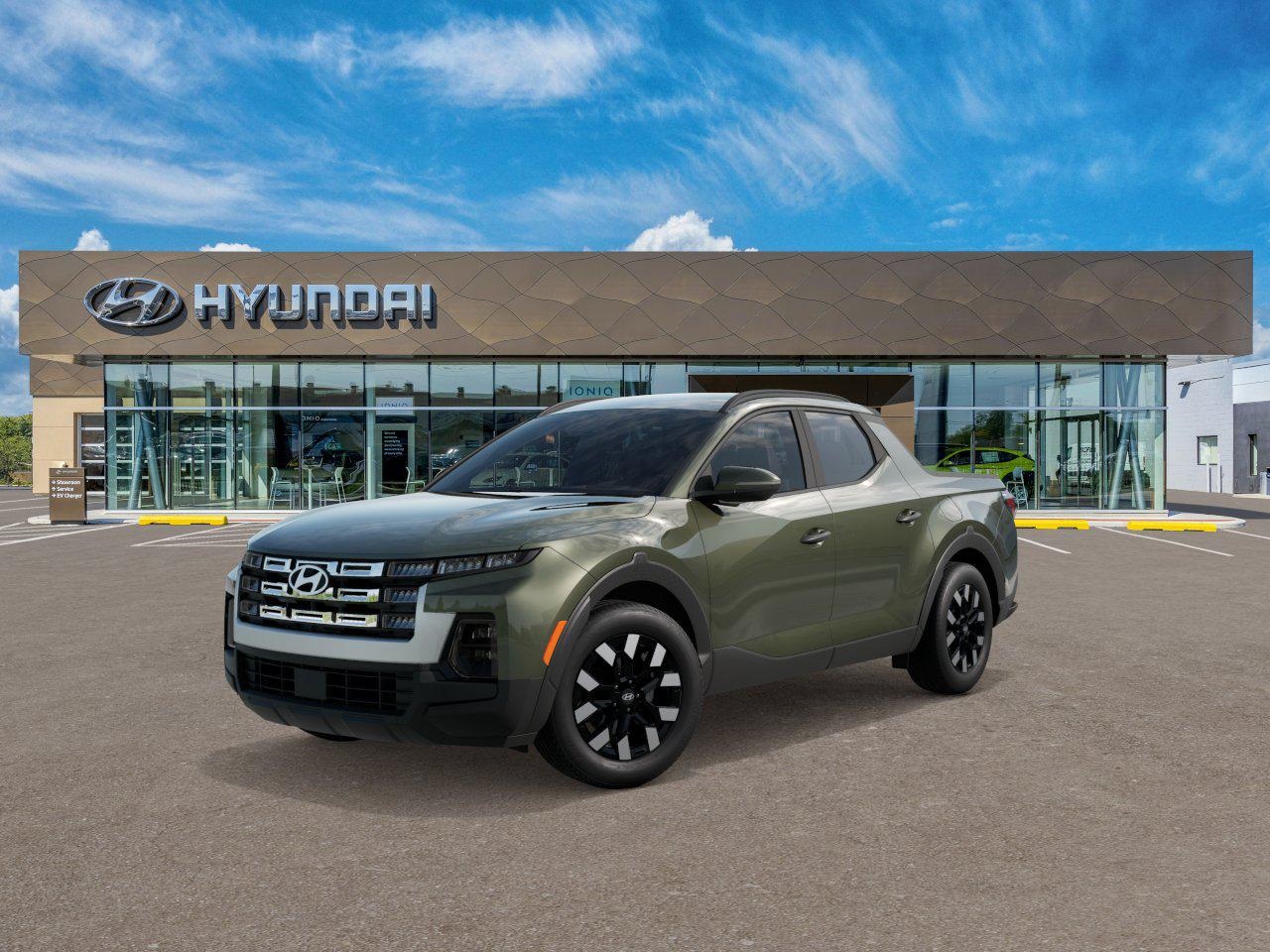 Photo view of 2026 Hyundai Santa Cruz in Green